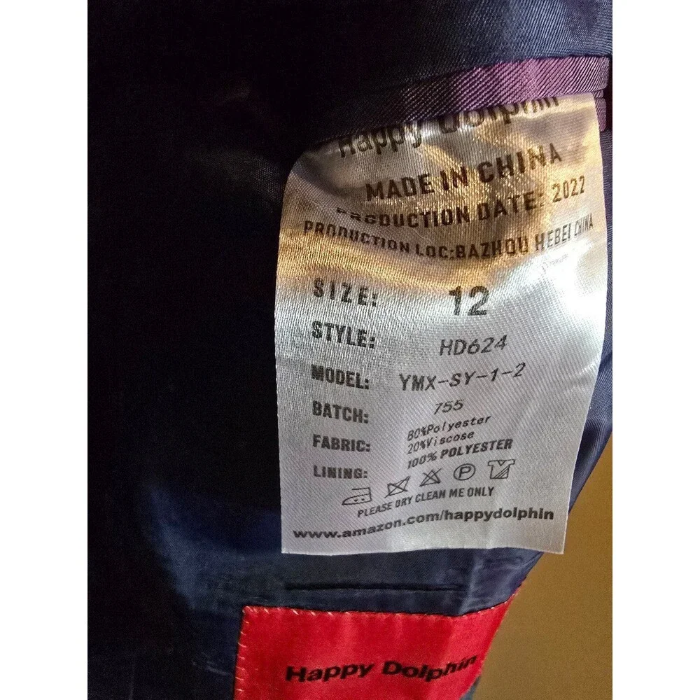Happy Dolphin‎ brand boys size 12 blazer